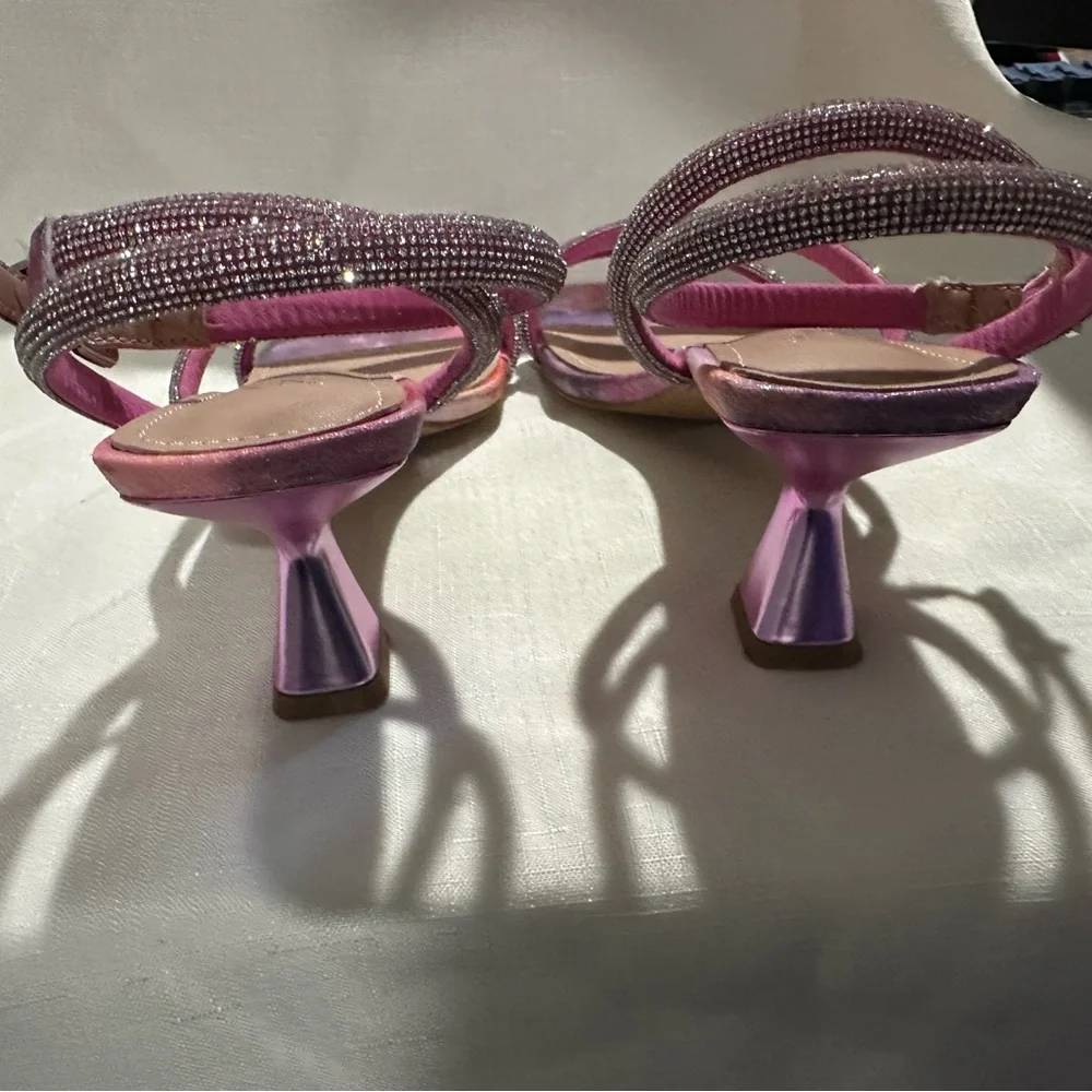 NY&C Pink Quilla Heels Size 9